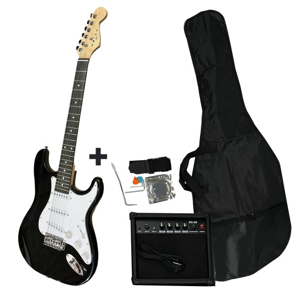 Bestla Pack Guitarra eléctrica tipo S