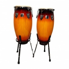 Par Wotan BROKK-1011-SB Congas de 10 y 11 Pulgadas Sunburst con Par Wotan BROKK-1011-SB Congas de 10 y 11 Pulgadas Sunburst con