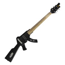 Guitarra eléctrica custom color negro Guitarra eléctrica custom color negro