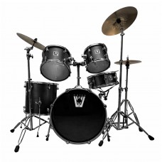 Batería acústica de 5 cuerpos color negro brushed holográfico (Tienda San Diego) Batería acústica de 5 cuerpos color negro brushed holográfico (Tienda San Diego)