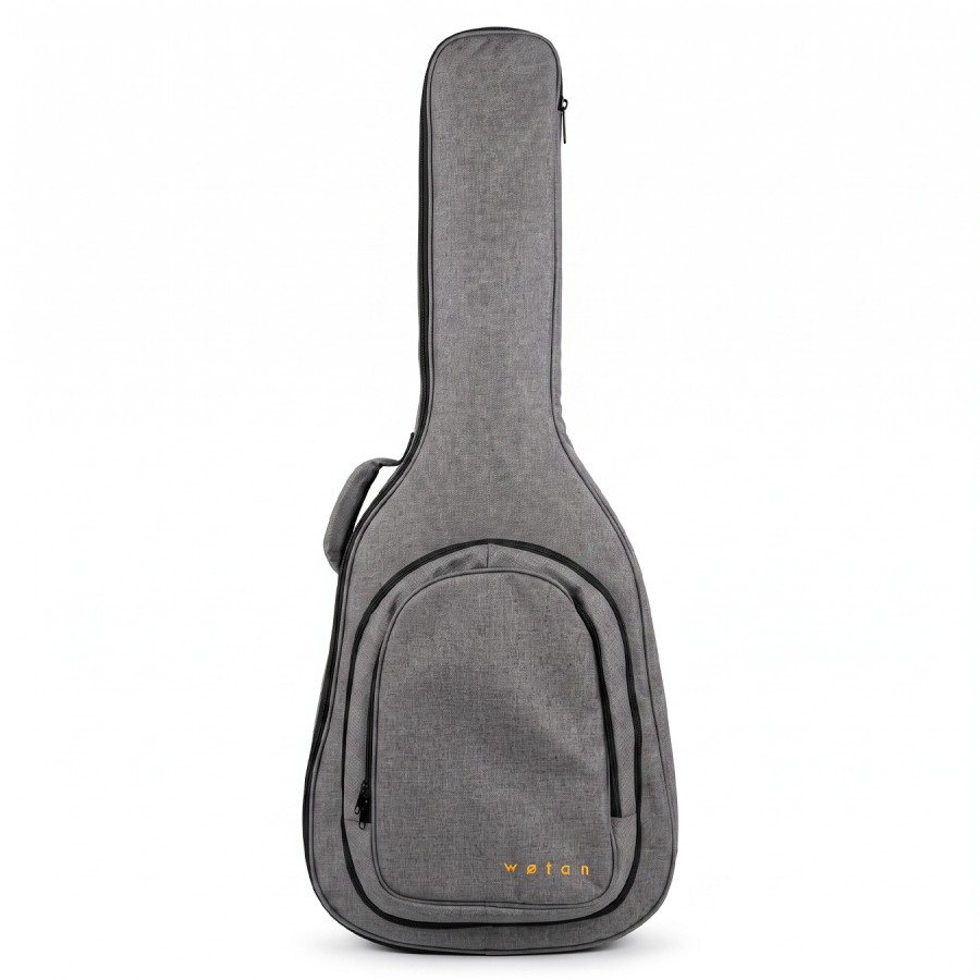Funda semi rígida para guitarra clásica o criolla gris con espuma de 20 mm 