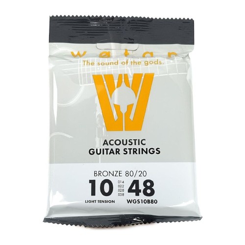 Set de cuerdas para guitarra acústica Light 80-20 Bronze 010 - 048