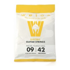 Set de cuerdas encordado para guitarra eléctrica Nickel Plated Steel 009-042 extra light (Tienda Crowne Plaza)