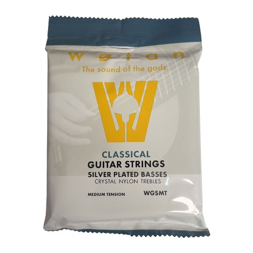 Set de cuerdas de nylon encordado para guitarra clásica media tensión (Tienda Crowne Plaza)